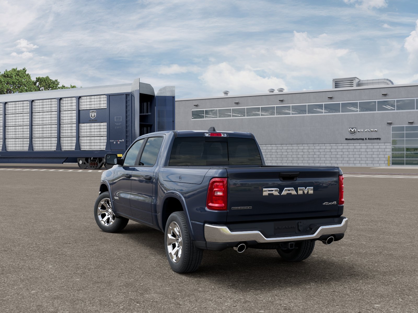New 2026 Forged Blue Metallic RAM Big Horn/Lone Star image 3