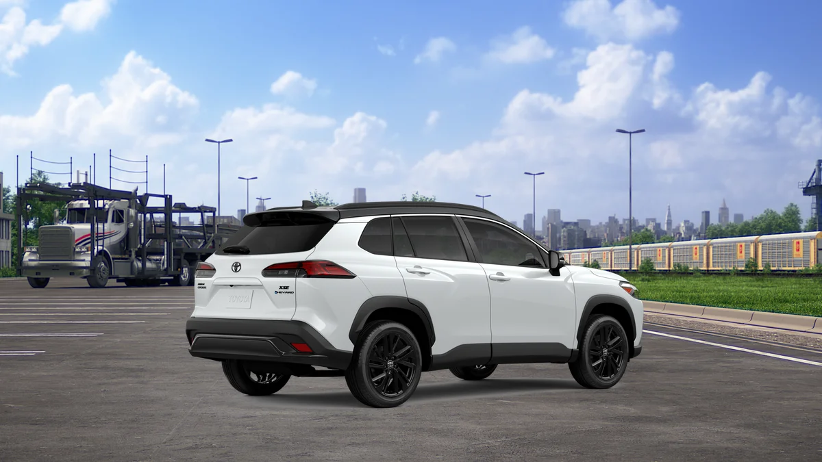 New 2026 Wind Chill Pearl with Jet Black roof Toyota Hybrid XSE image 10