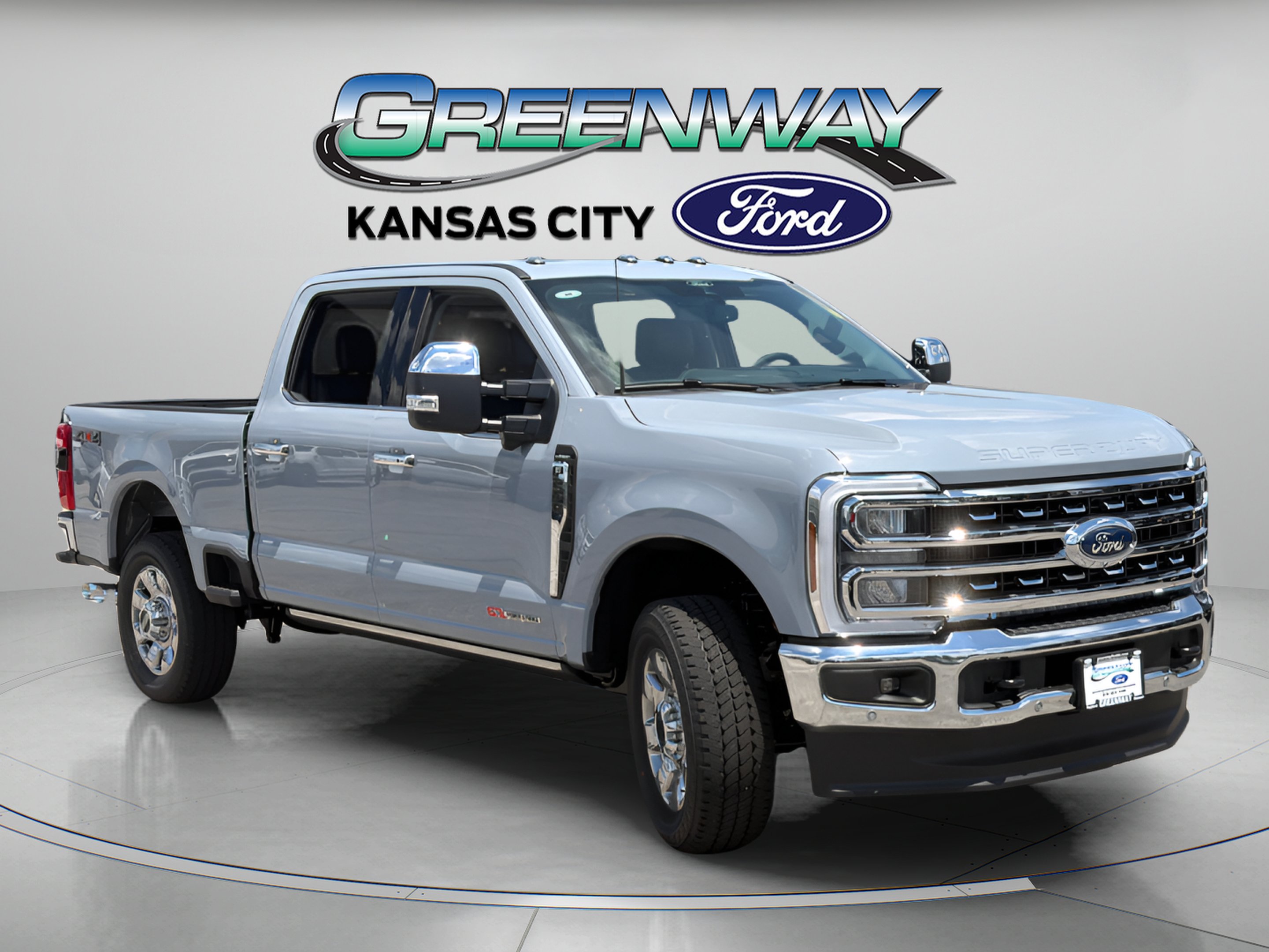 New 2026 Glacier Gray Metallic Tri-Coat Ford F-250® Lariat® image 1
