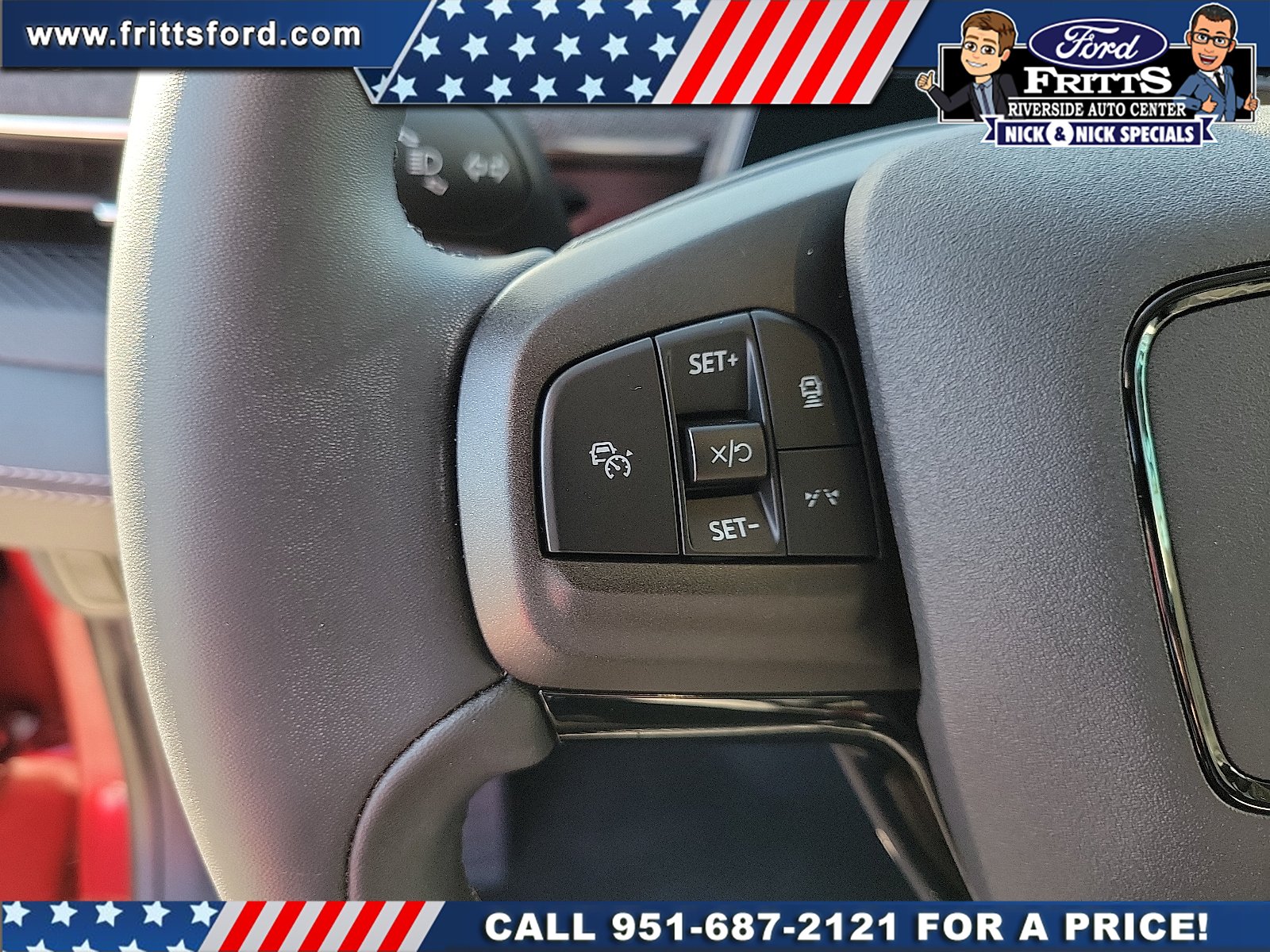 Certified Used 2023 Red Metallic Ford Premium image 6