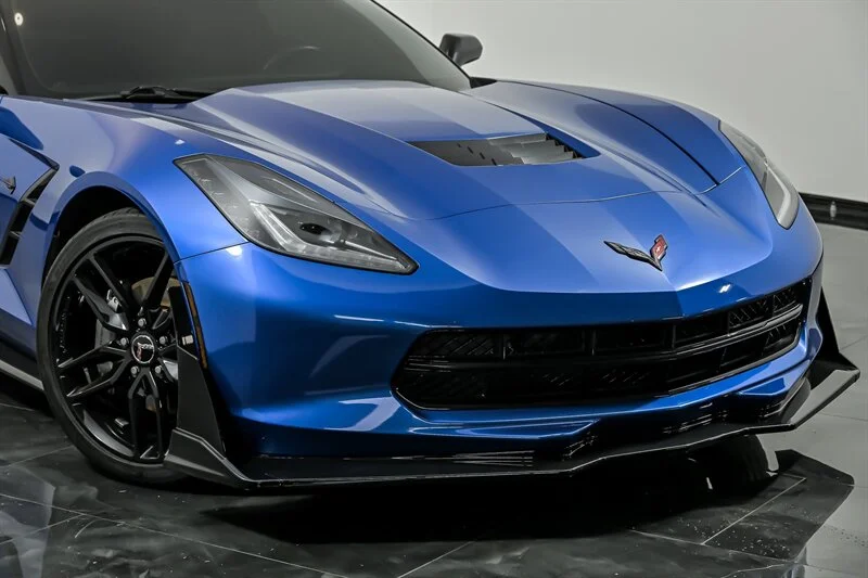 Used 2015 Laguna Blue Tintcoat Chevrolet Stingray-MANUAL-$20K MODS! image 2