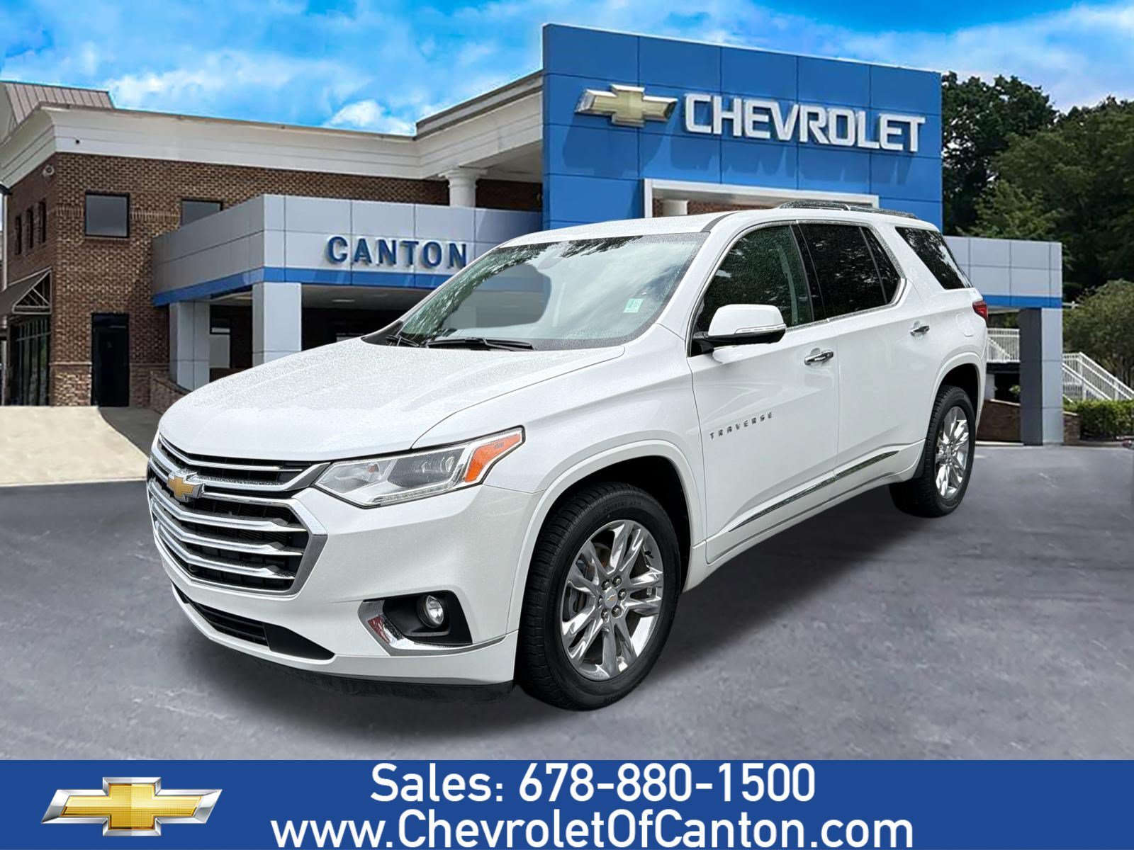 Used 2020 IRIDESCENT PEARL TRICOAT Chevrolet High Country image 1