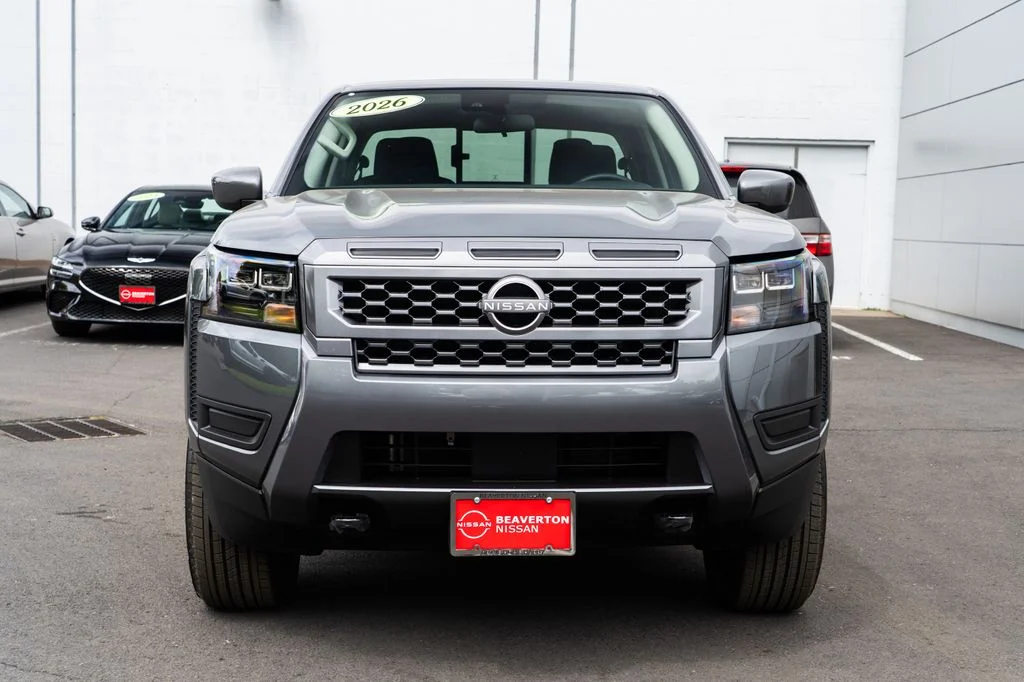 New 2026 Gun Metallic Nissan Crew Cab SV Long Bed image 2