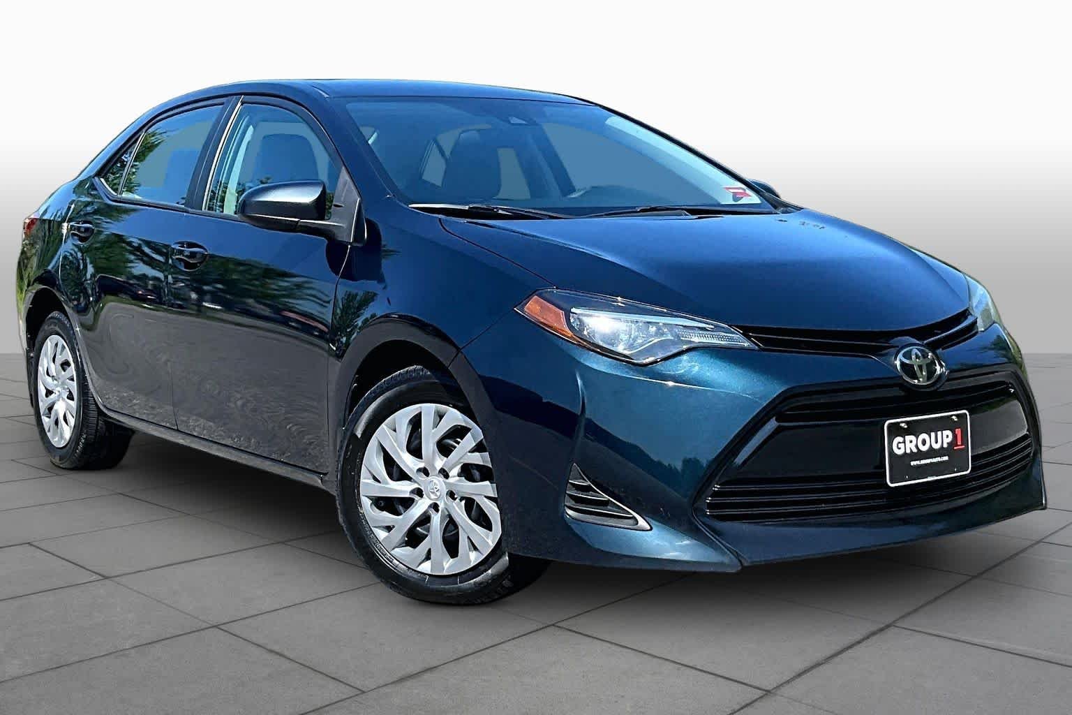 Used 2019 Galactic Aqua Mica Toyota LE image 2