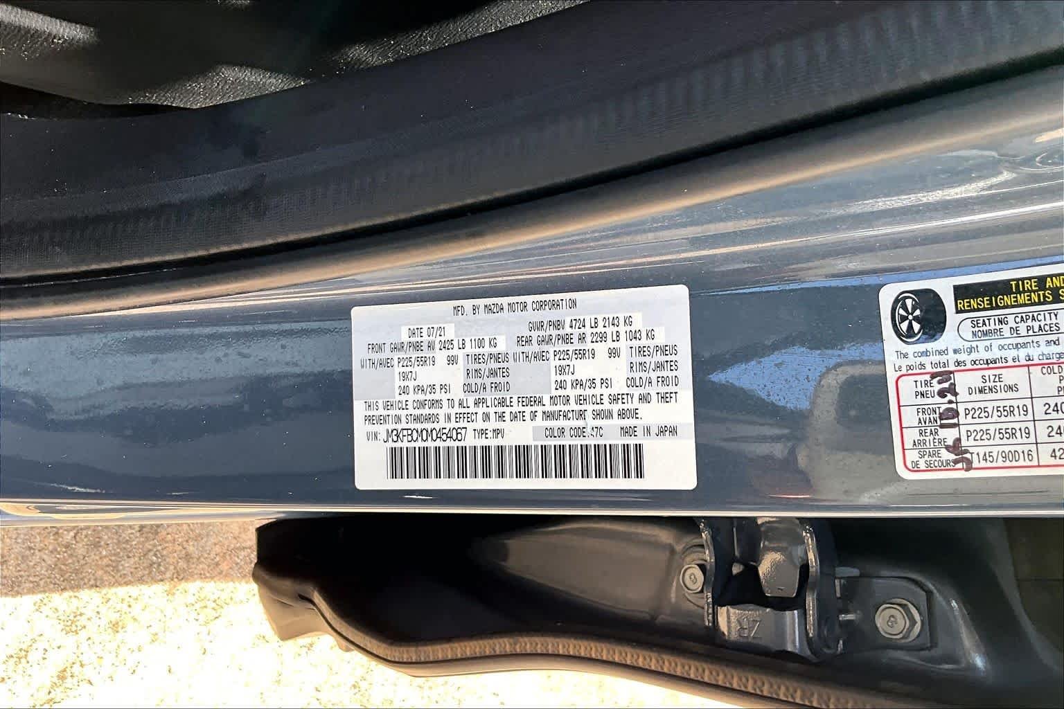 Used 2021 Polymetal Gray Mazda Carbon Edition image 34