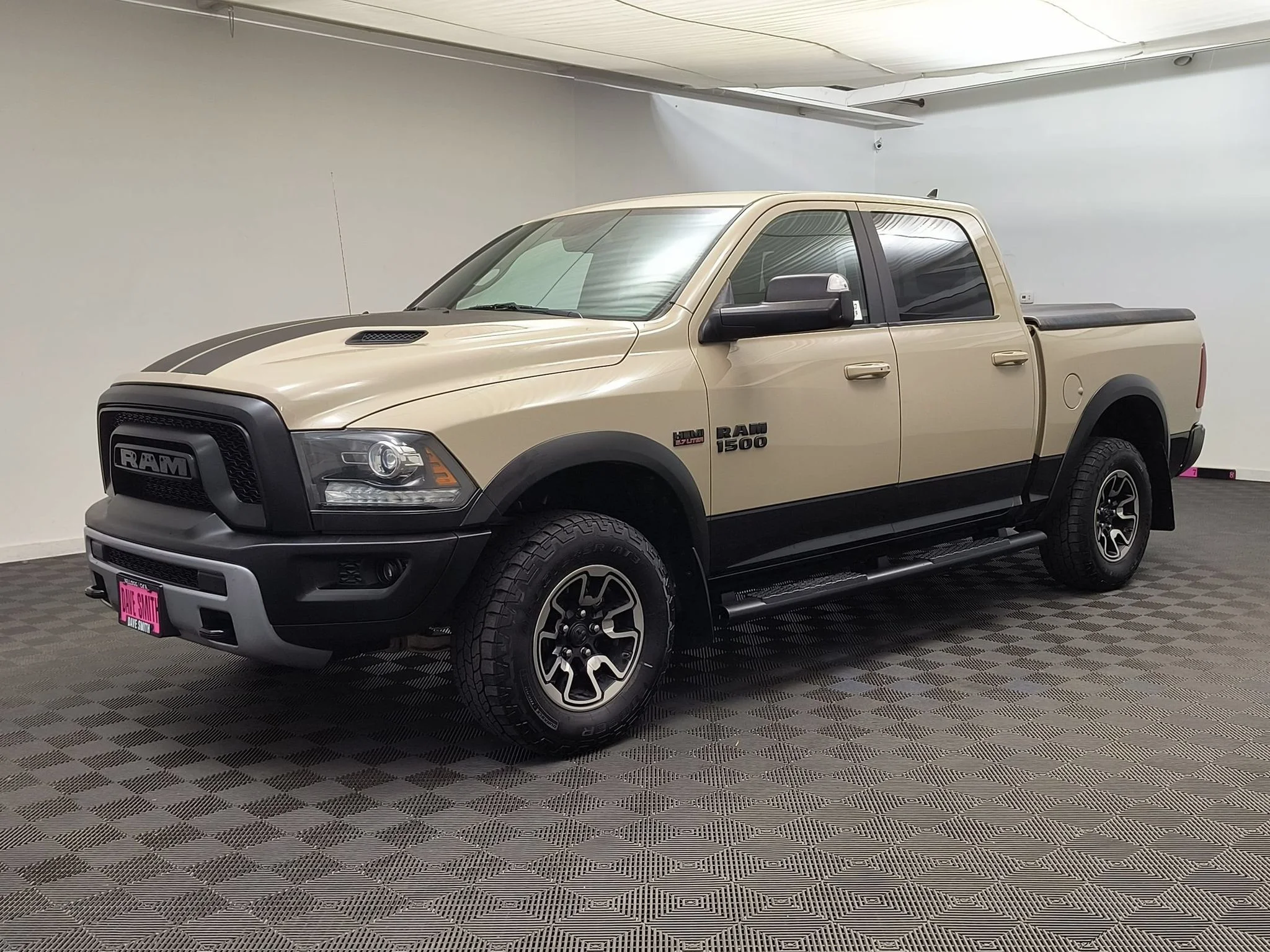 Used 2017 Mojave Sand Clearcoat Ram Rebel Crew Cab 4x4 57 Box image 1