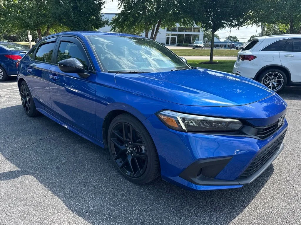 Certified Used 2024 Aegean Blue Metallic Honda 2.0L 4D SPORT image 8