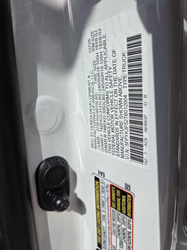 Used 2026 Platinum White Pearl Honda RTL image 34