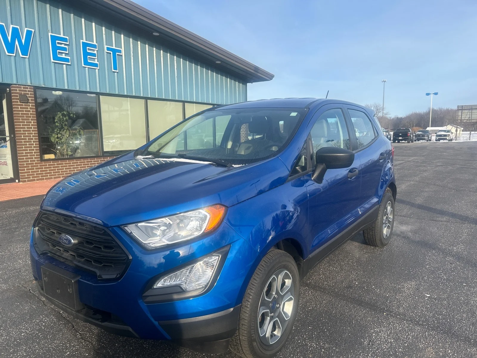 Used 2022 Ford EcoSport S with VIN MAJ6S3FL9NC471583 for sale in North Kingsville, OH