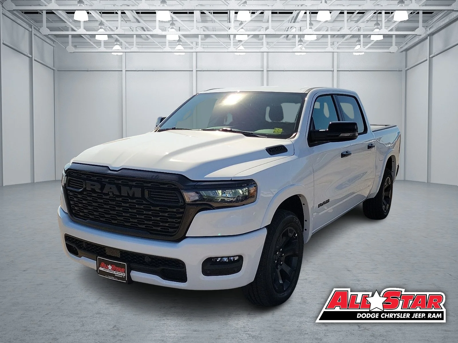 New 2027 Bright White Ram LONE STAR CREW CAB 4X4 5