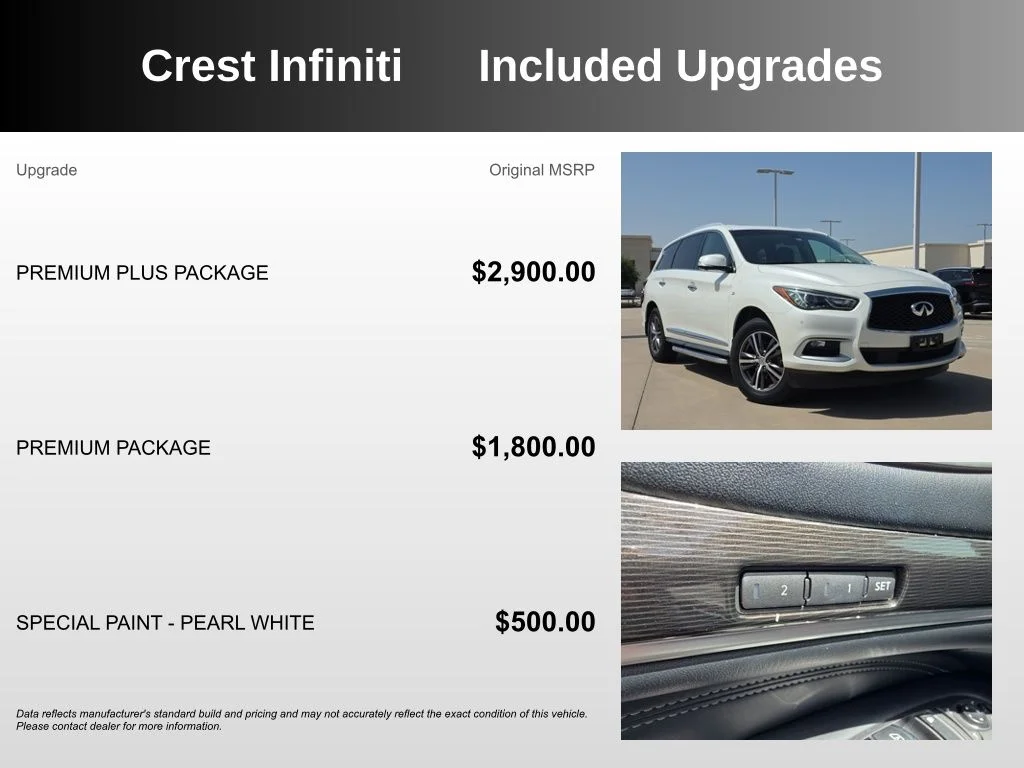 Used 2016 Majestic White INFINITI 3.5 image 5