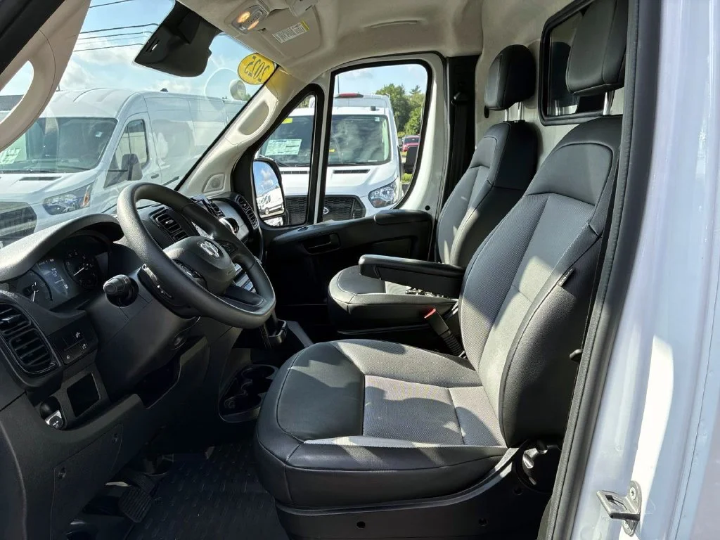 Used 2025 Bright White Clearcoat Ram High Roof image 22
