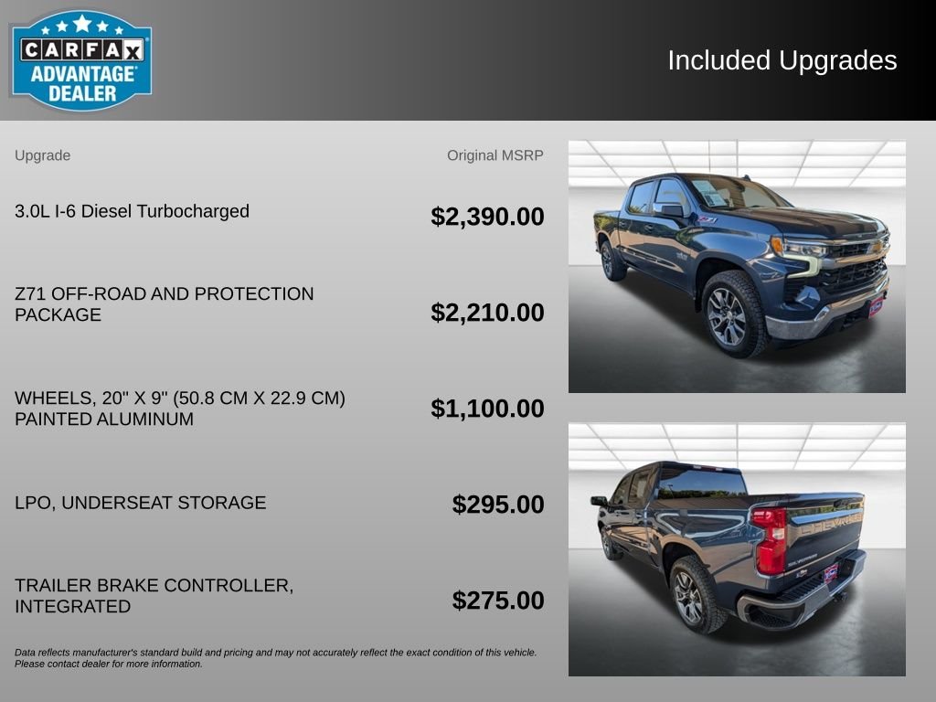 Used 2023 Blue Chevrolet LT image 3