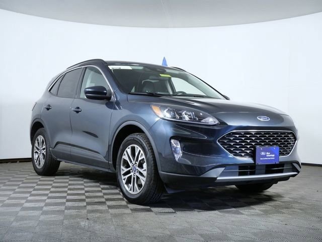 Certified Used 2022 Blue Ford SEL image 1