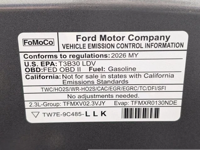 New 2026 Carbonized Gray Metallic Ford EcoBoost® Fastback image 44