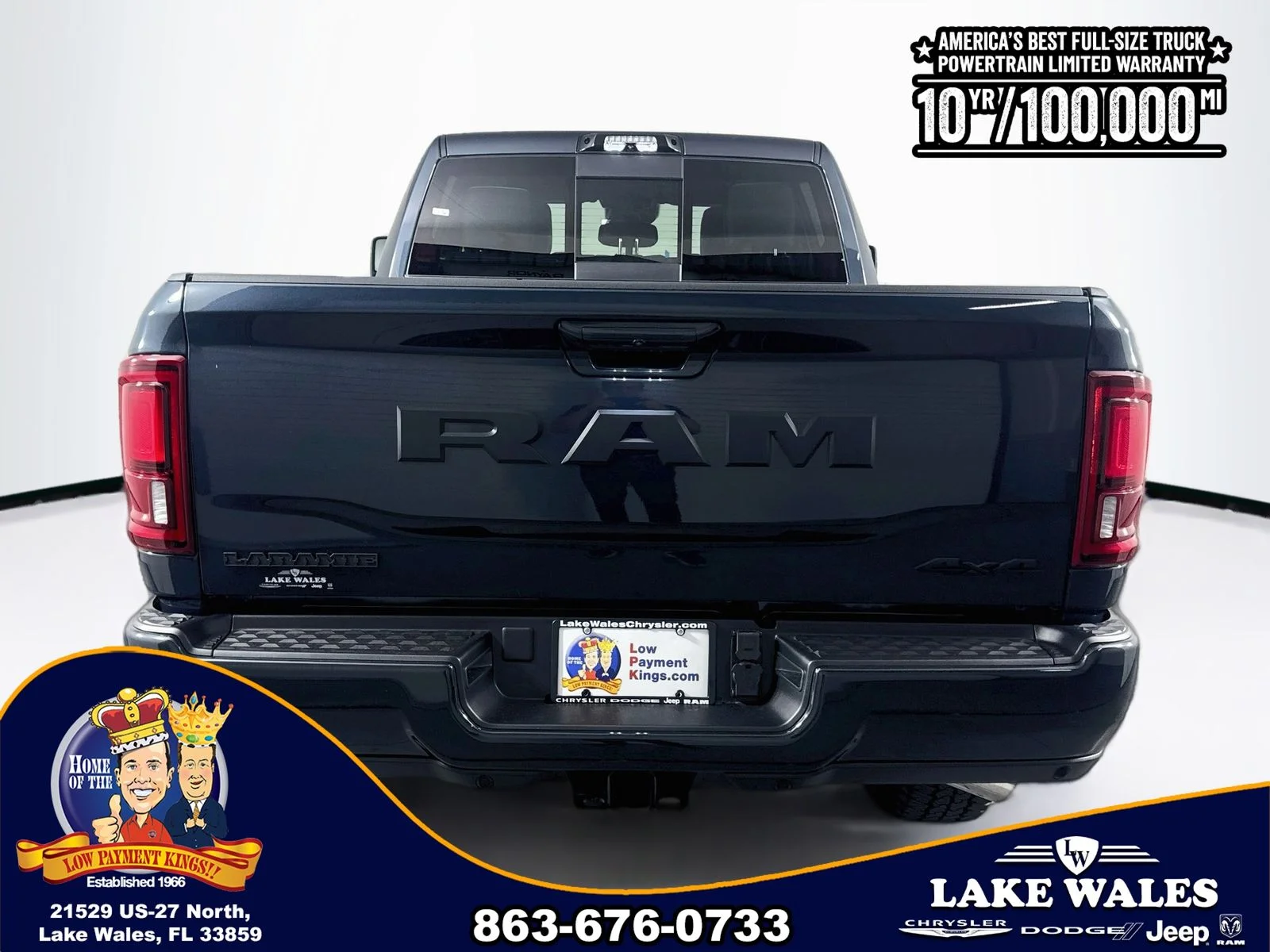 New 2026 Forged Blue Metallic Exterior Paint RAM Laramie image 6