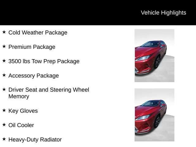 Used 2021 Red Lexus RX 450h image 6