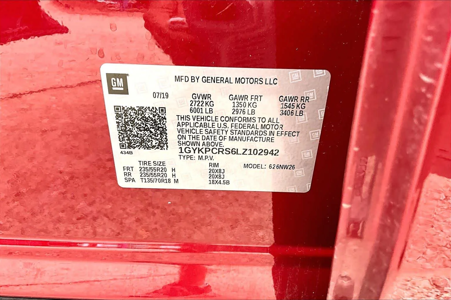 Used 2020 Red Horizon Tintcoat Cadillac FWD Premium Luxury image 35