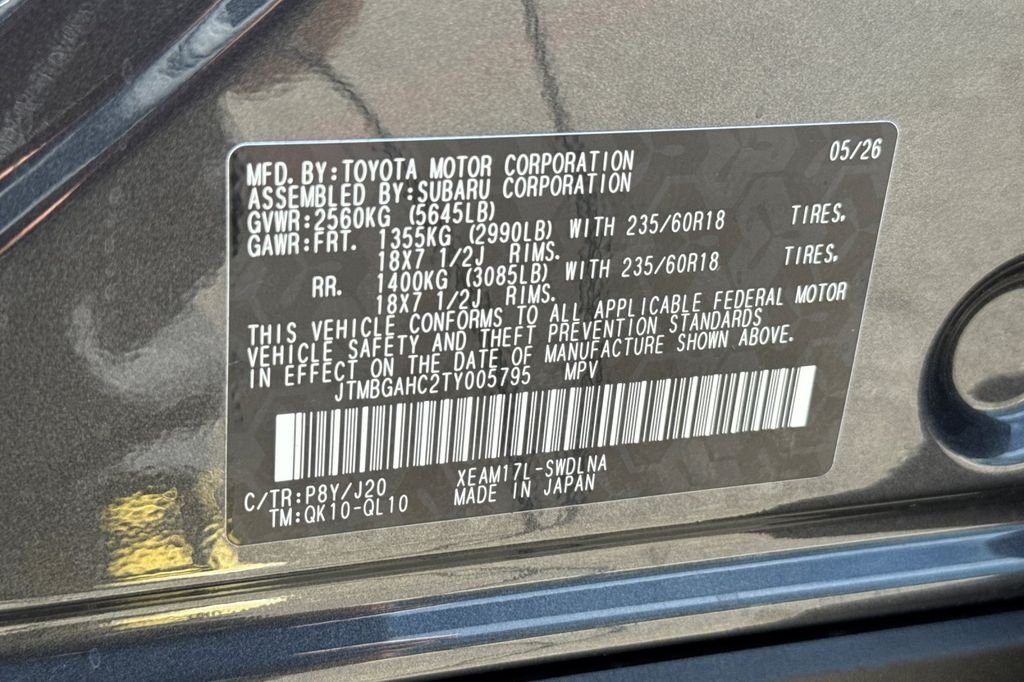 New 2026 MAGNETITE GRAY METALLIC Subaru Premium image 36