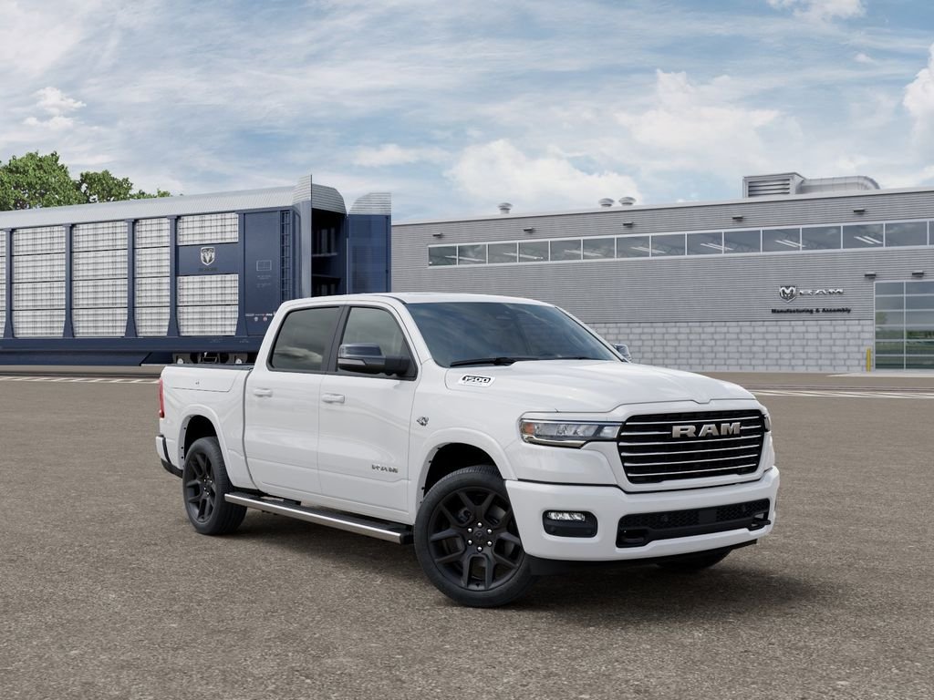 New 2027 Bright White Clear-Coat Exterior Paint RAM Laramie image 1