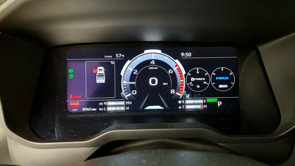 Used 2025 Ice Cap Toyota Platinum Hybrid CrewMax 5.5