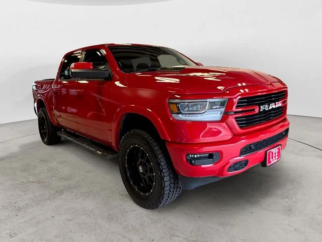 Used 2019 Flame Red Clearcoat Ram Laramie image 8