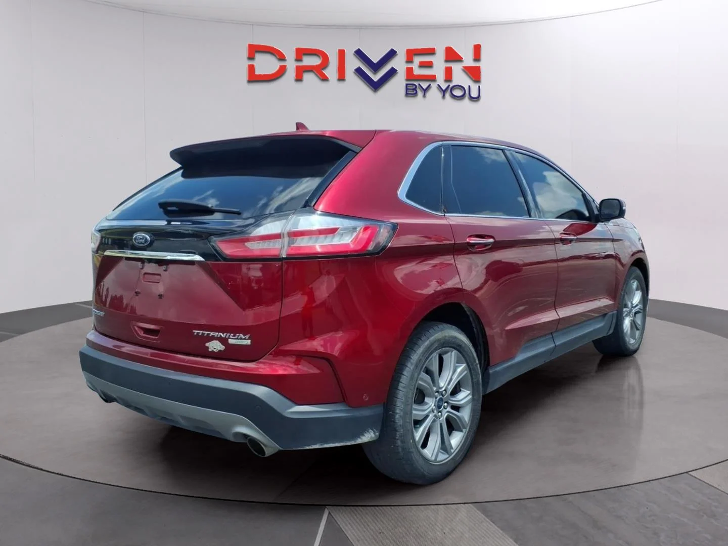 Used 2019 Ruby Red Metallic Tinted Clearcoat Ford Titanium image 5