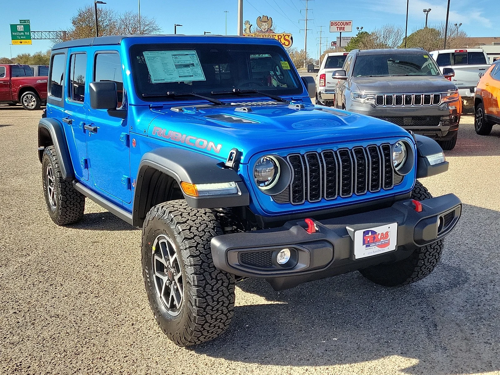 New 2026 Hydro Blue Pearlcoat Jeep 4-DOOR RUBICON image 6