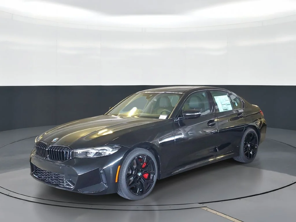 New 2026 Black BMW 330i image 1