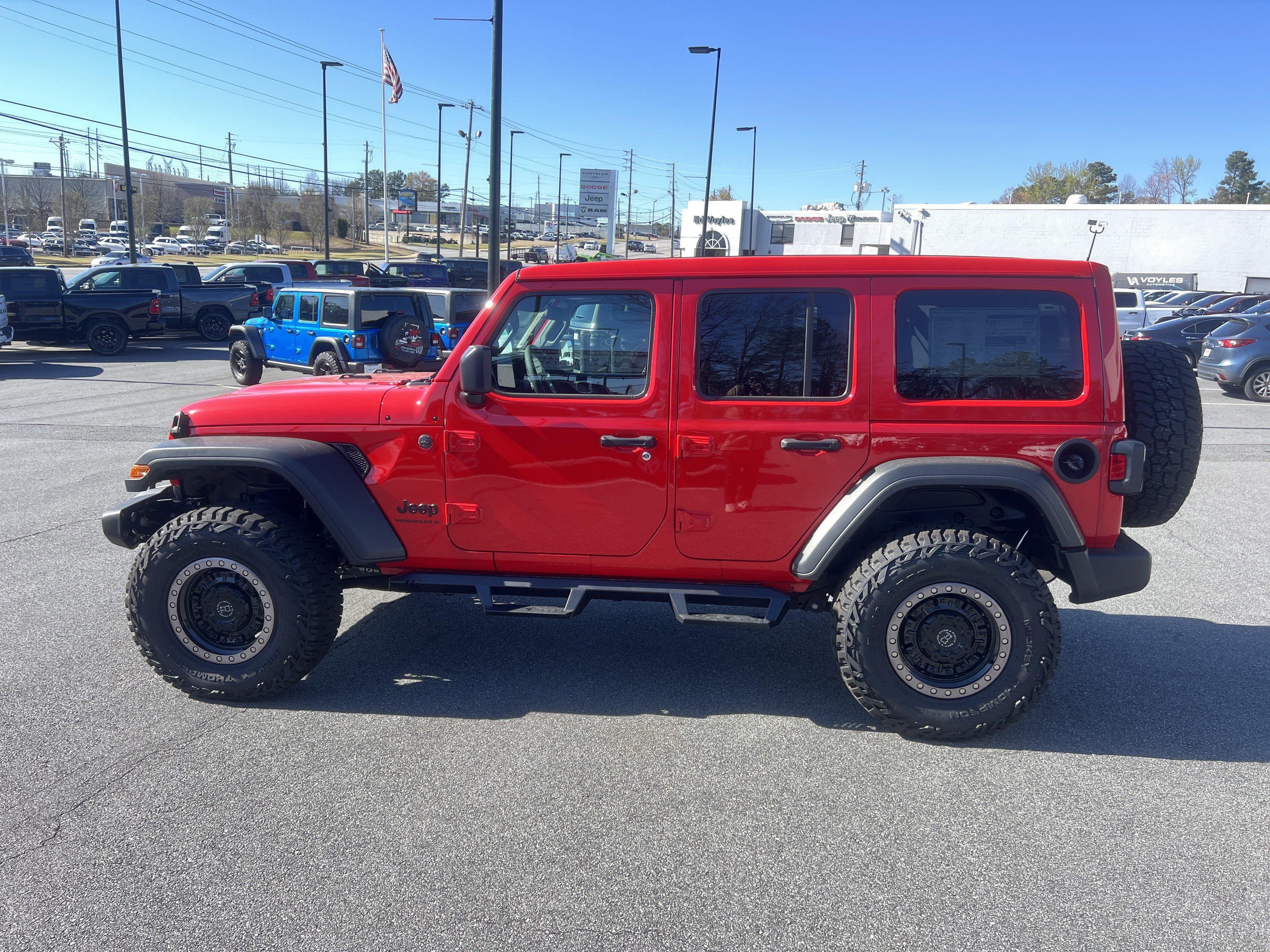 New 2025 Firecracker Red Clearcoat Jeep Sport S image 4