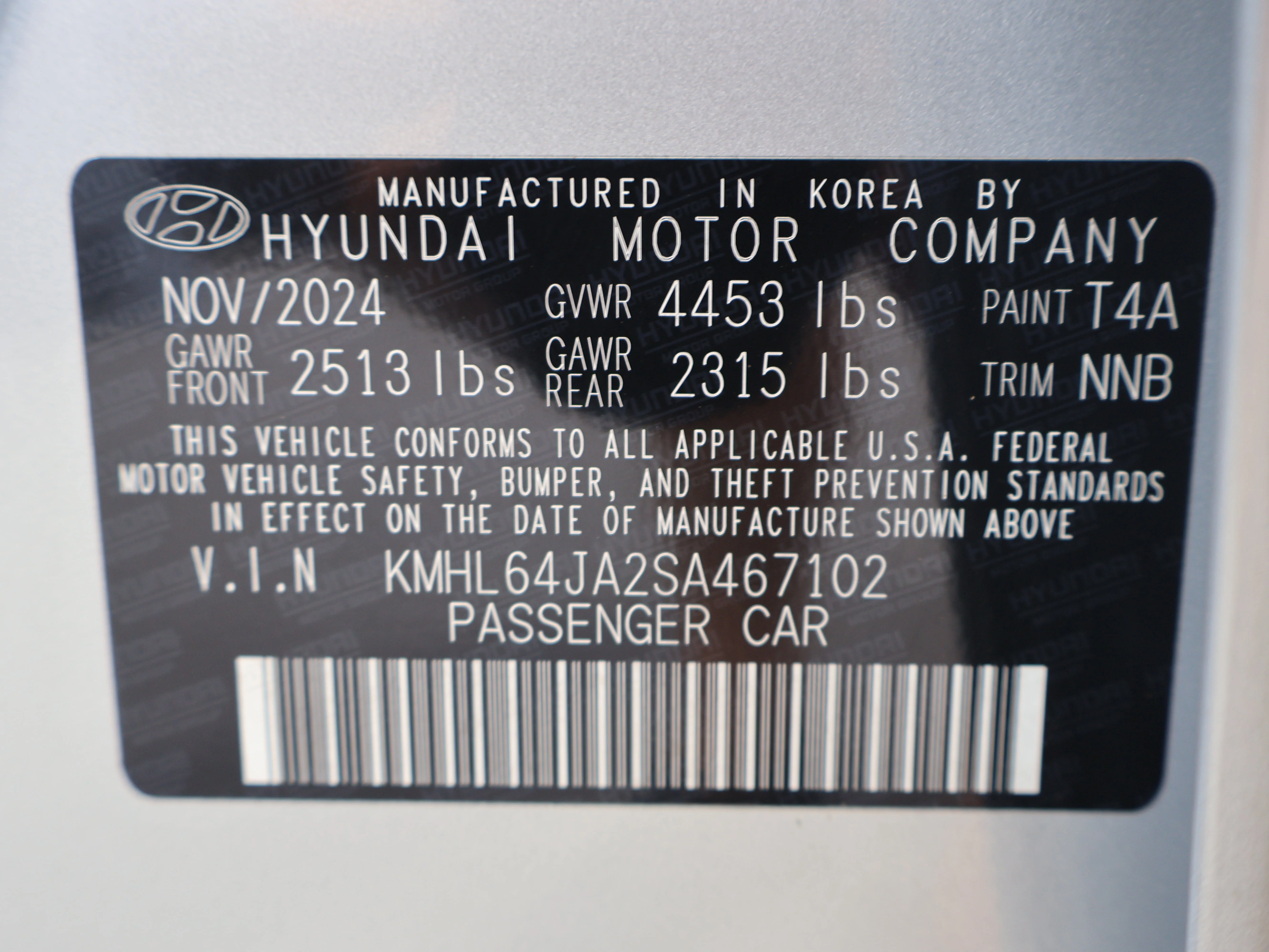 Used 2025 Aero Silver Hyundai SEL image 45