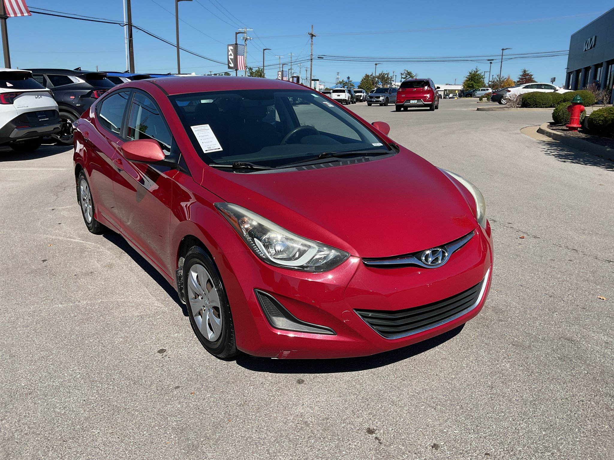 Used 2016 Hyundai Elantra SE with VIN KMHDH4AEXGU515341 for sale in Nicholasville, KY
