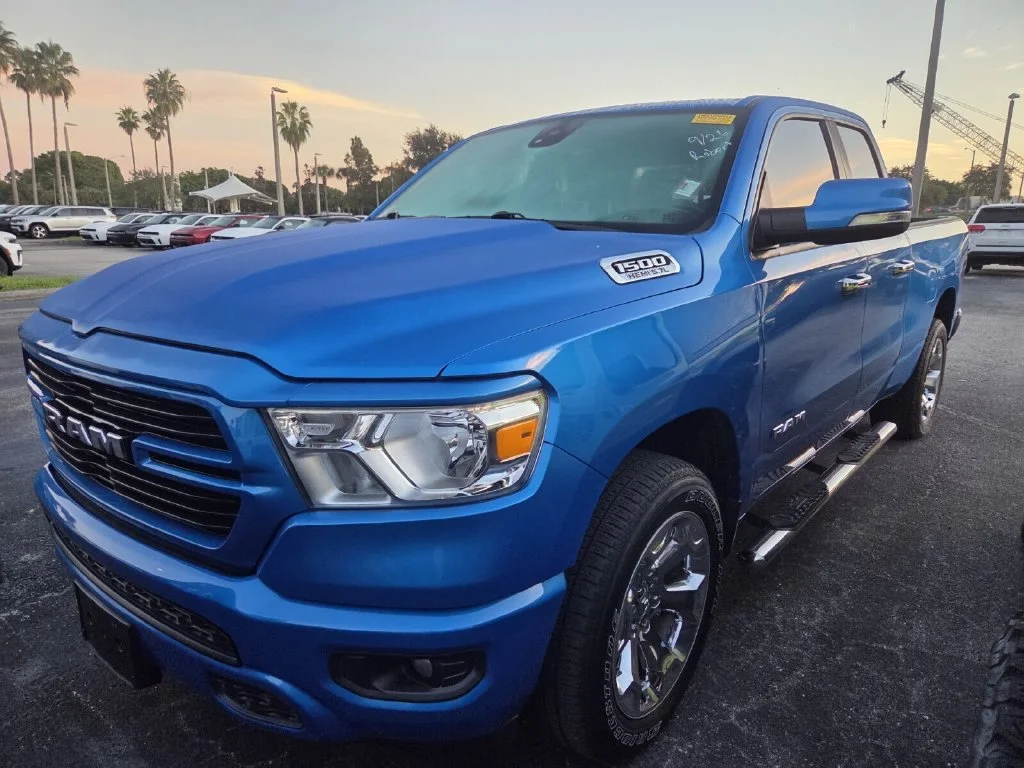 Used 2021 Hydro Blue Pearlcoat Ram Big Horn image 3