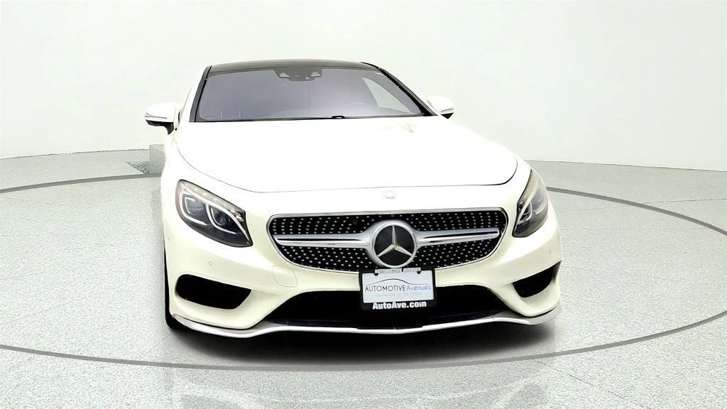 Used 2016 designo Diamond White Metallic Mercedes-Benz 2dr Coupe S 550 4MATIC® w/ Sport Pkg & Premium 1 Pkg image 2
