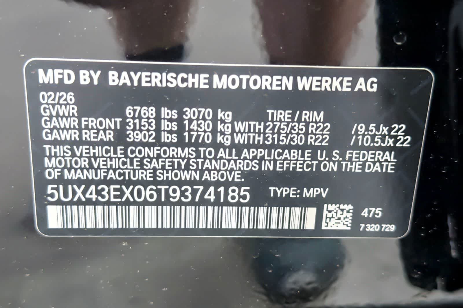 New 2026 Black Sapphire Metallic BMW M60i image 27
