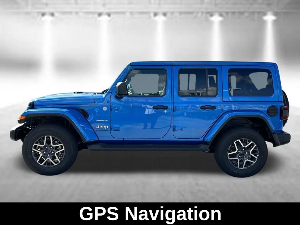 Used 2024 Blue Jeep Sahara image 3