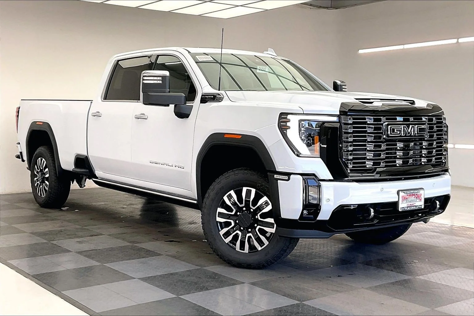 New 2026 Glacier White Tricoat GMC Denali Ultimate image 1