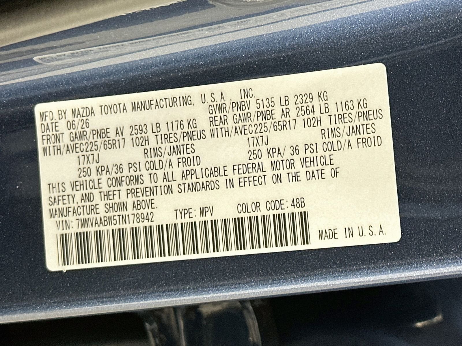 New 2026 Ingot Blue Metallic Mazda Preferred AWD image 33