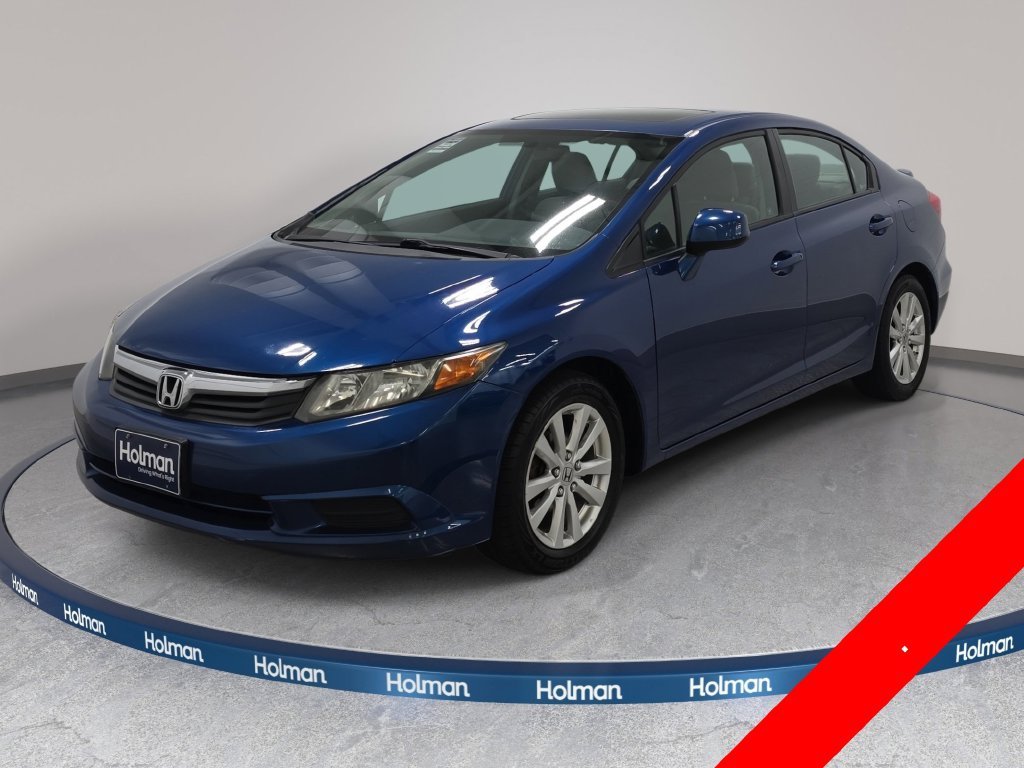 Used 2012 Blue Honda EX image 1