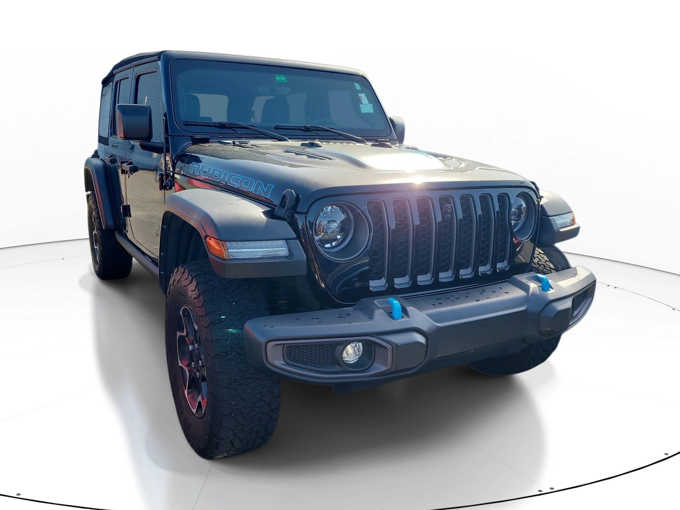 Used 2023 Black Clearcoat Jeep Rubicon image 1