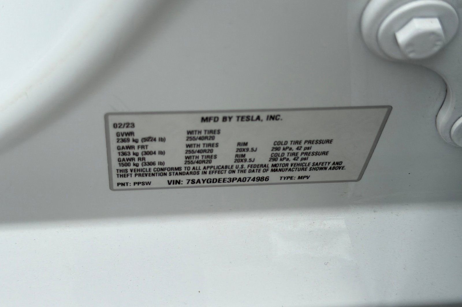 Used 2023 White Tesla Long Range image 36