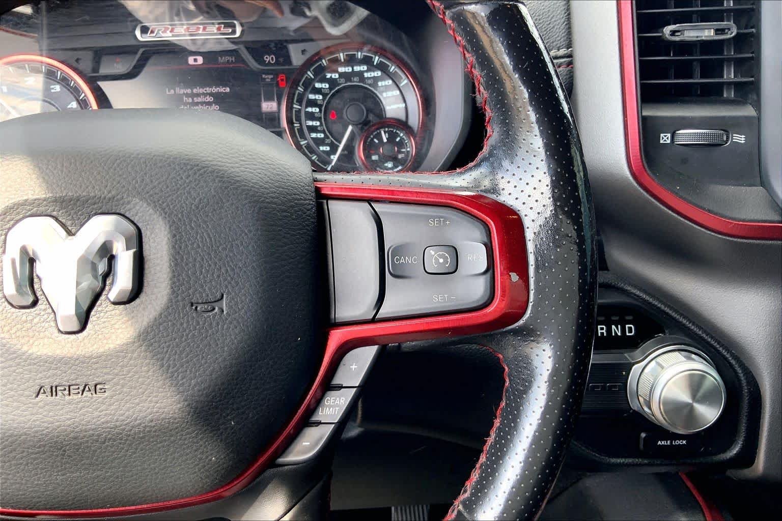 Used 2020 Diamond Black Crystal Pearlcoat Ram Rebel image 23