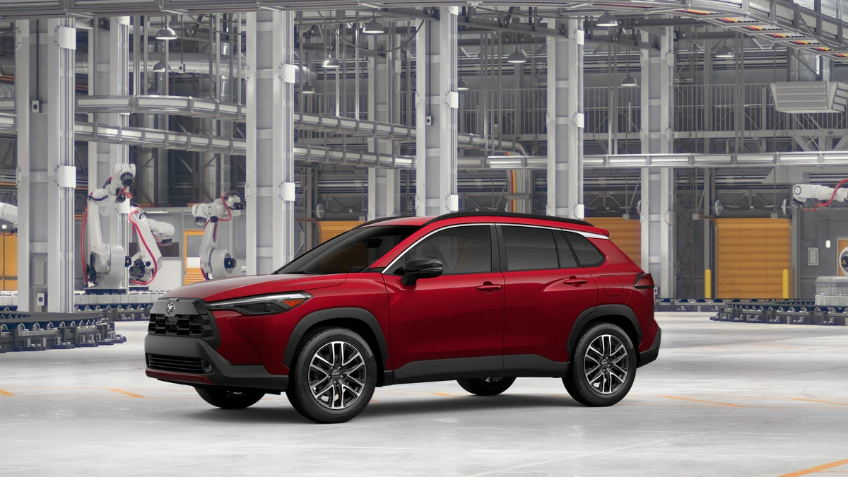 New 2026 Soul Red Crystal Toyota XLE image 2