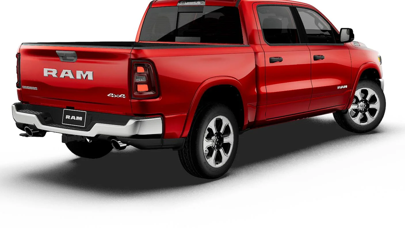 New 2027 Molten Red Pearl-Coat Exterior Paint RAM Big Horn/Lone Star image 28