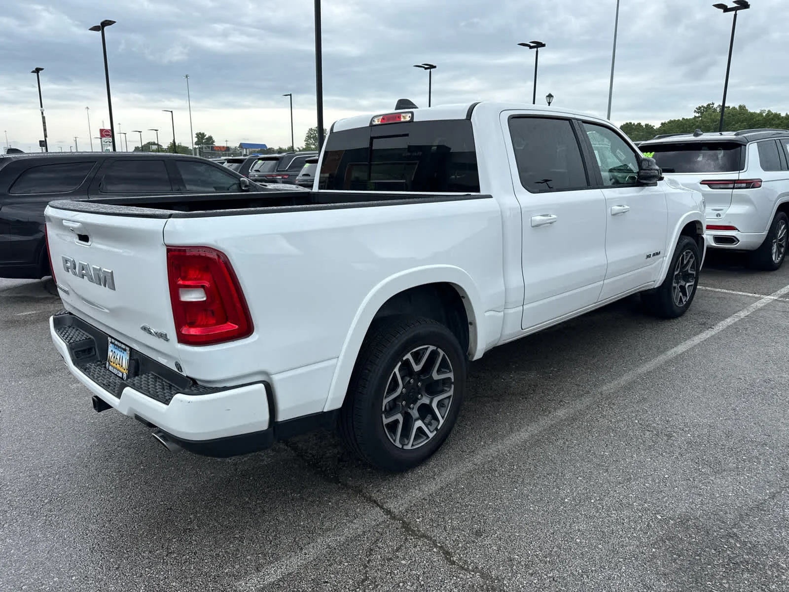 Used 2025 Bright White Clearcoat Ram Laramie image 4