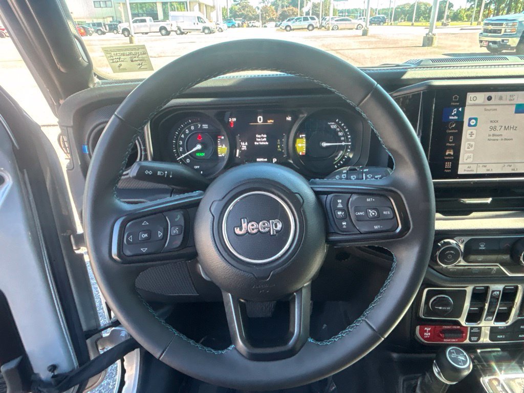 Used 2024 Silver Jeep Rubicon 4xe image 13