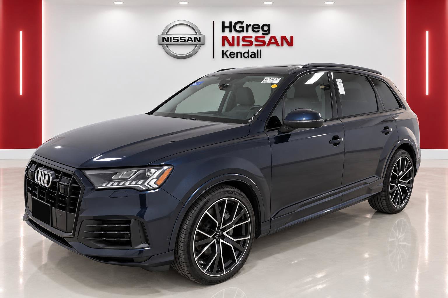 Used 2023 Blue Audi 55 Prestige image 2