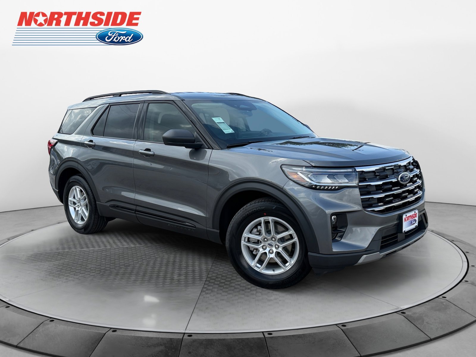 New 2026 Carbonized Gray Metallic Ford Active image 1