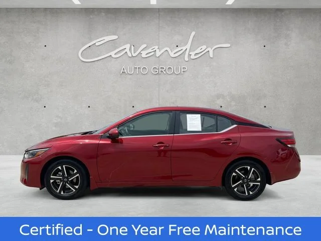Certified Used 2025 Red Nissan SV image 13