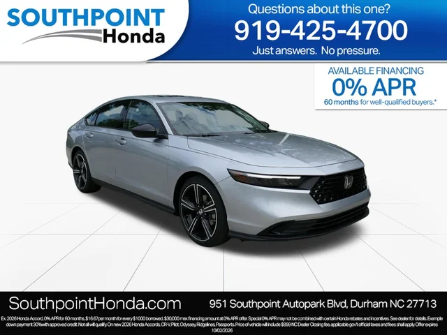 2026 Honda Accord SE